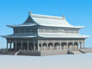Ancient Chinese Palace 3D Model