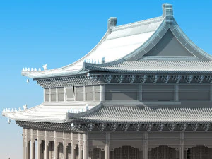 Ancient Chinese Palace 3D Model