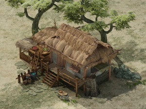 Old House 01 Modelo 3D