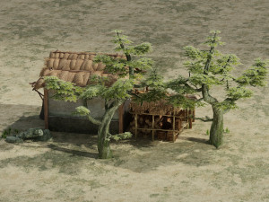 Old House 01 Modelo 3D