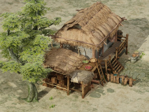 Old House 01 Modelo 3D