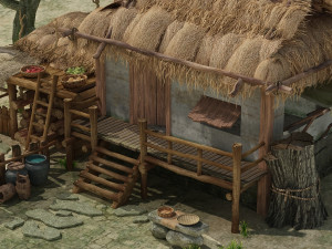Old House 01 Modelo 3D