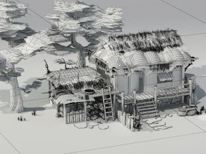 Old House 01 3D Model