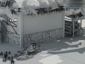 Old House 01 3D Model