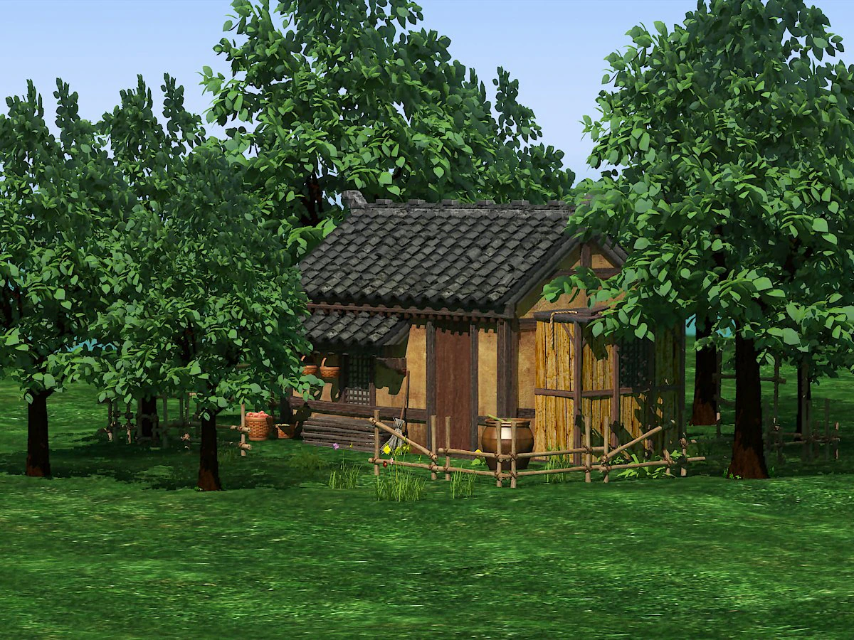 Old House 02 3D Model .c4d .max .obj .3ds .fbx .stl .blend 