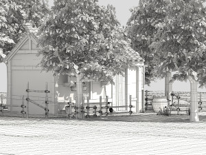 Old House 02 Modelo 3D