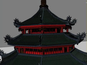 chinese architecture 02 3D Model
