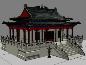 chinese architecture 03 3D Model