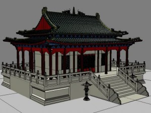 chinese architecture 03 3D Model