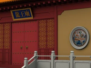 chinese temple 3D Model