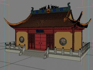 chinese temple 3D Model