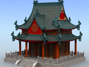 chinese architecture 04 Modelo 3D