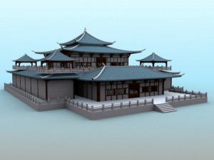 chinese architecture 05 Modelo 3D