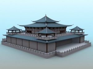 chinese architecture 05 3D Model