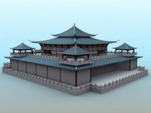 chinese architecture 05 3D Model