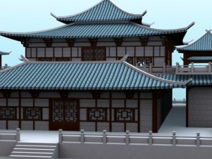 chinese architecture 05 3D Model