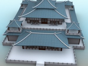 chinese architecture 05 3D Model
