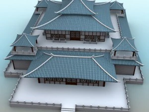 chinese architecture 05 3D Model