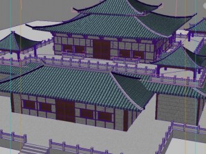 chinese architecture 05 3D Model