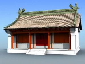 chinese architecture 06 3D Model