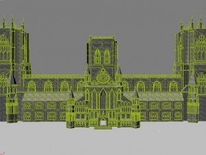 gothic cathedral 3Dモデル