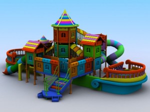 playground set Modelo 3D