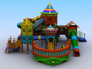 playground set Modelo 3D