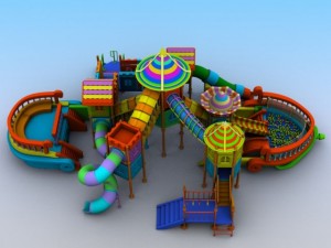 playground set Modelo 3D