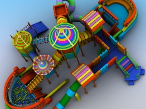 playground set Modelo 3D