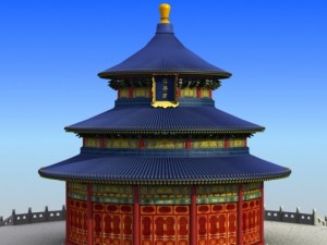 temple of heaven 3D 모델