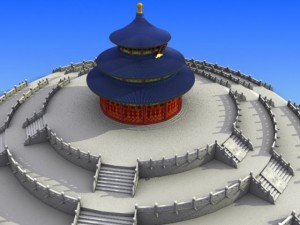 temple of heaven 3D 모델