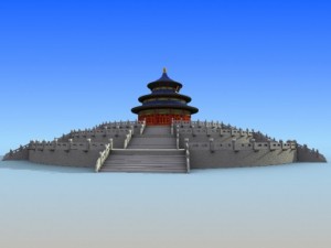 temple of heaven 3D 모델