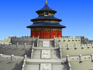 temple of heaven 3D 모델