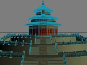 temple of heaven 3D Model