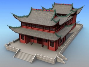 chinese architecture 07 3D Модель
