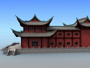 chinese architecture 07 3D Model