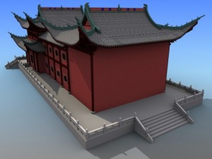 chinese architecture 07 3D Модель