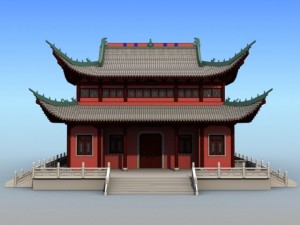 chinese architecture 07 3D Модель