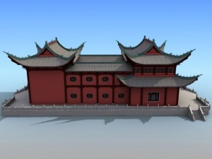 chinese architecture 07 3D Модель