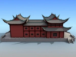 chinese architecture 07 3D Model