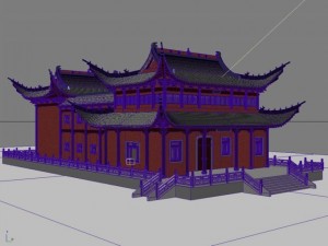 chinese architecture 07 3D Модель
