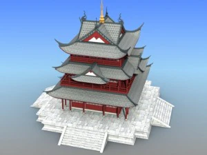chinese architecture 08 3D Model
