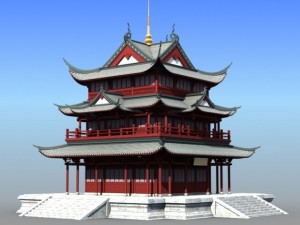chinese architecture 08 Modèle 3D