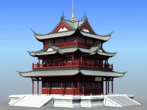 chinese architecture 08 3D Model