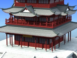chinese architecture 08 3D Model