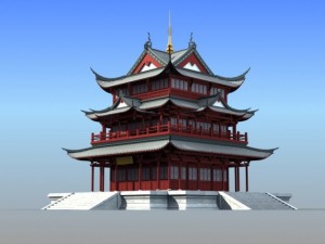 chinese architecture 08 Modèle 3D