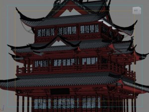 chinese architecture 08 Modèle 3D
