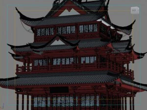 chinese architecture 08 3D Model