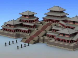 chinese architecture 09 3D Model