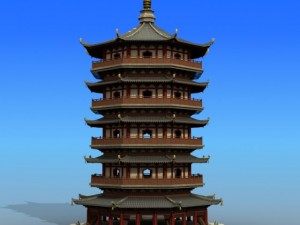 chinese architecture 10 3D 模型